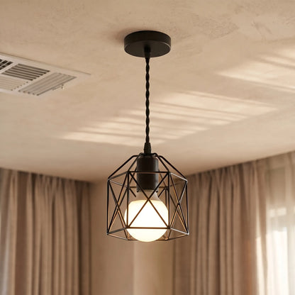 Geova - Geometric Cage Pendant Light