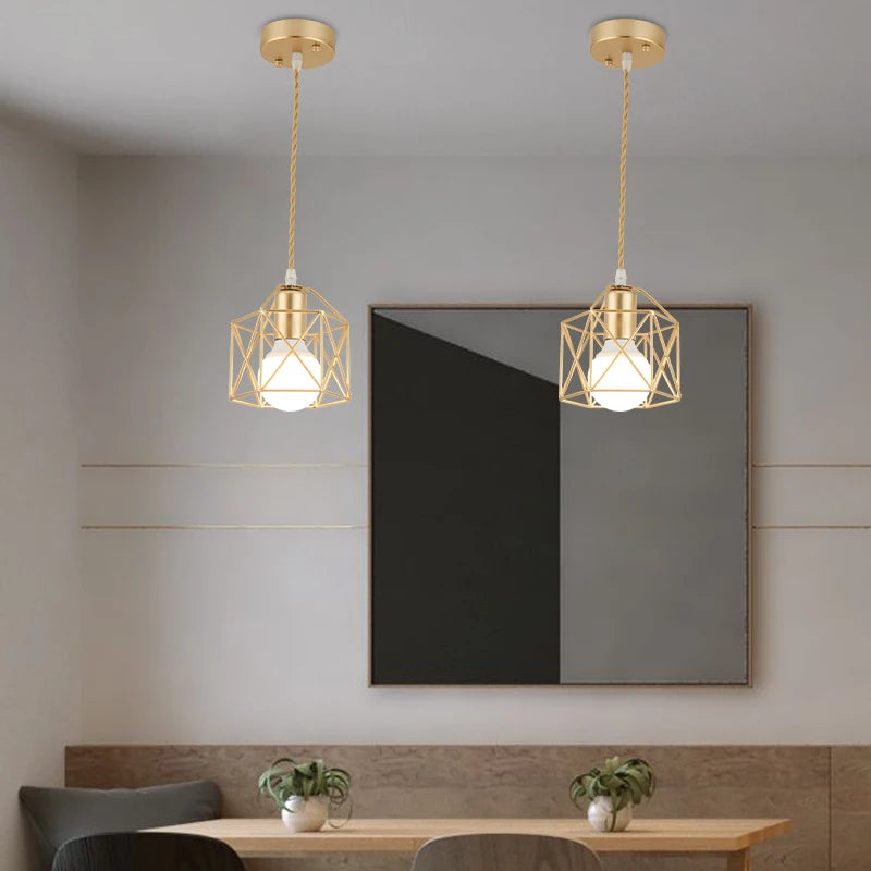 Geova - Geometric Cage Pendant Light