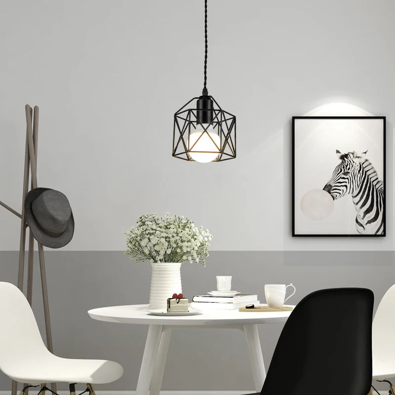 Geova - Geometric Cage Pendant Light