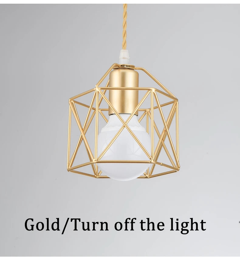 Geova - Geometric Cage Pendant Light