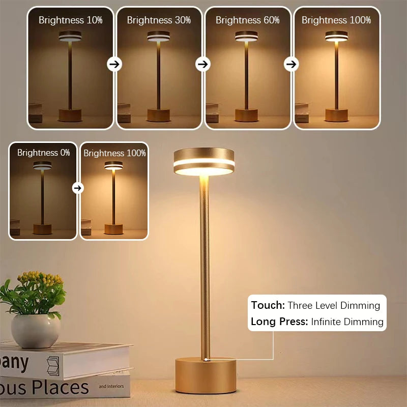 Glowden - Modern Minimalist Led Desk Lamp