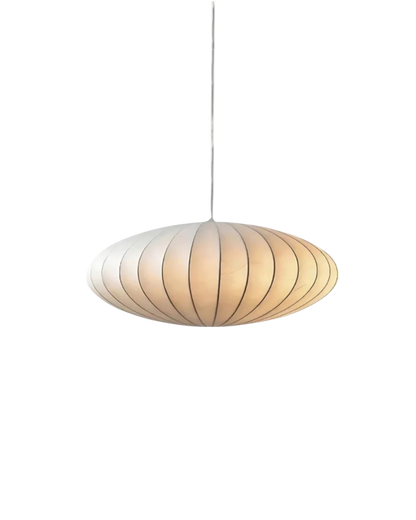 Glowspire - Ribbed Oval Pendant Lamp Shade