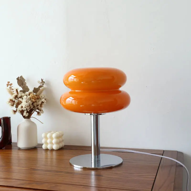 Glowvelle - Sculptural Glass Shade Table Lamp