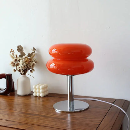 Glowvelle - Sculptural Glass Shade Table Lamp