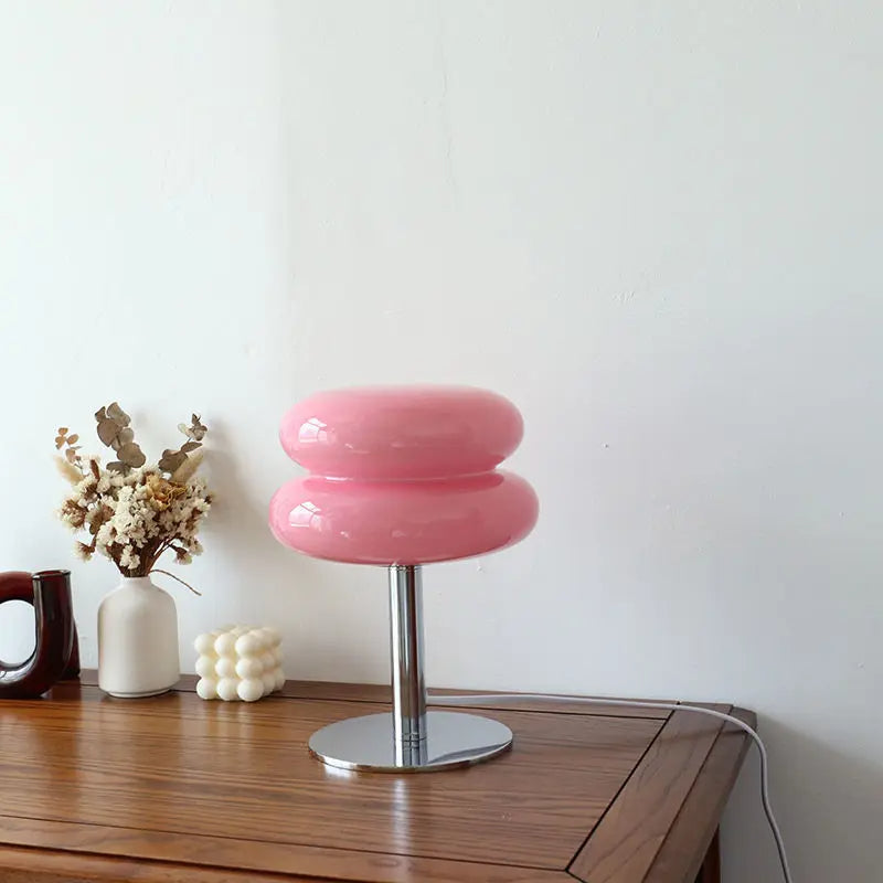Glowvelle - Sculptural Glass Shade Table Lamp