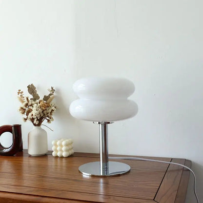 Glowvelle - Sculptural Glass Shade Table Lamp