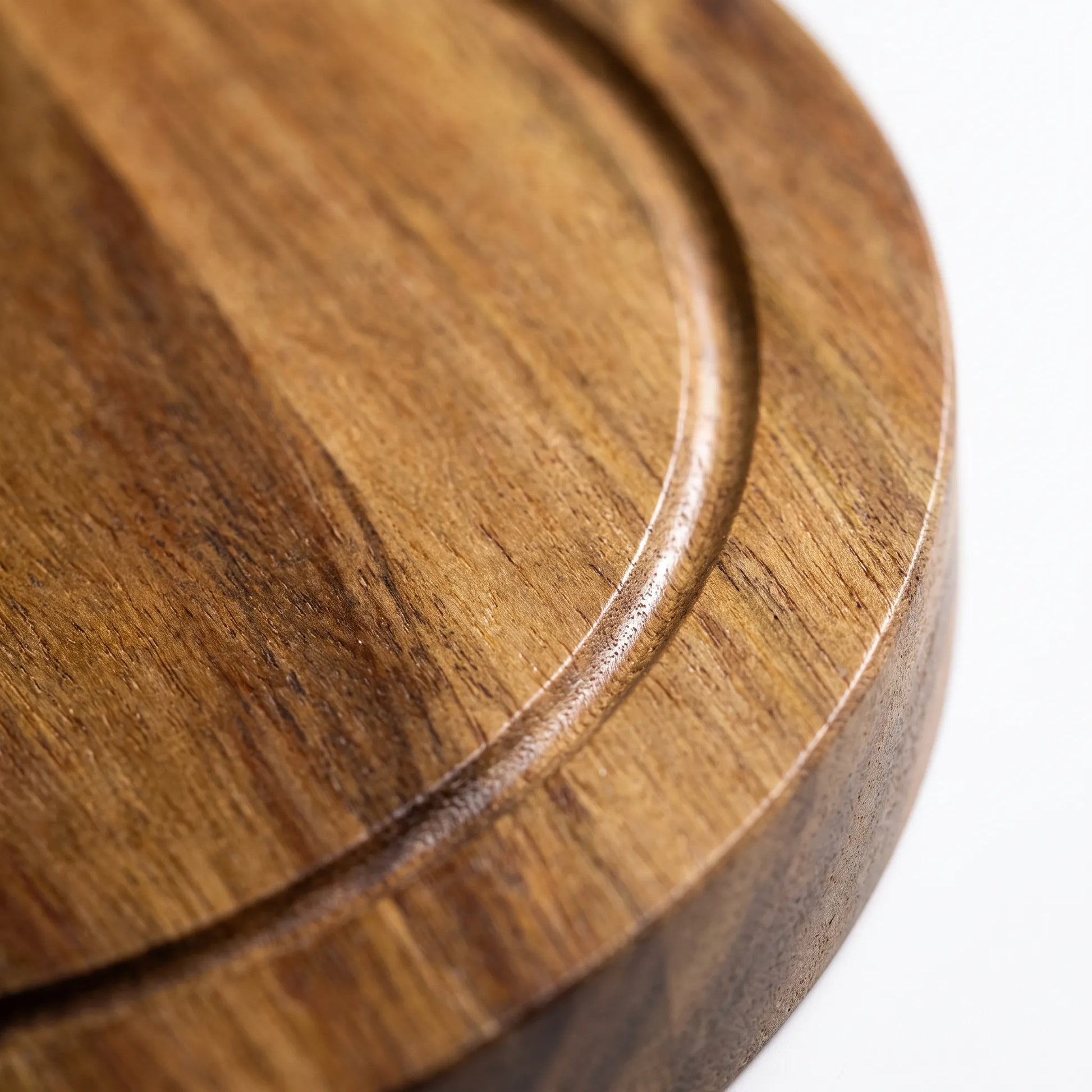 Grazora - Round Charcuterie Board With Hidden Storage