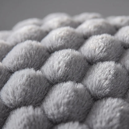 GridPlush - 3D Textured Square Cushion Cover