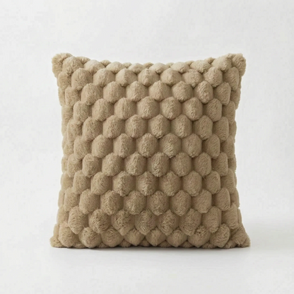 GridPlush - 3D Textured Square Cushion Cover
