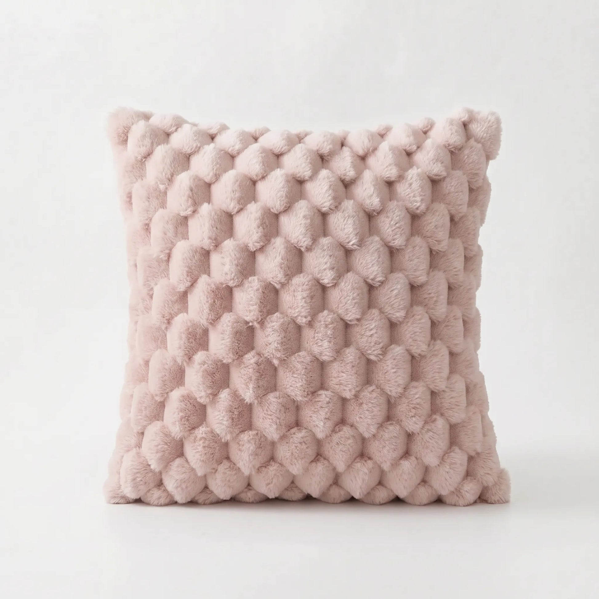 GridPlush - 3D Textured Square Cushion Cover