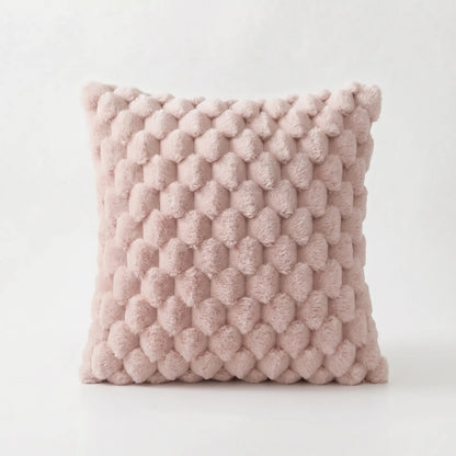 GridPlush - 3D Textured Square Cushion Cover