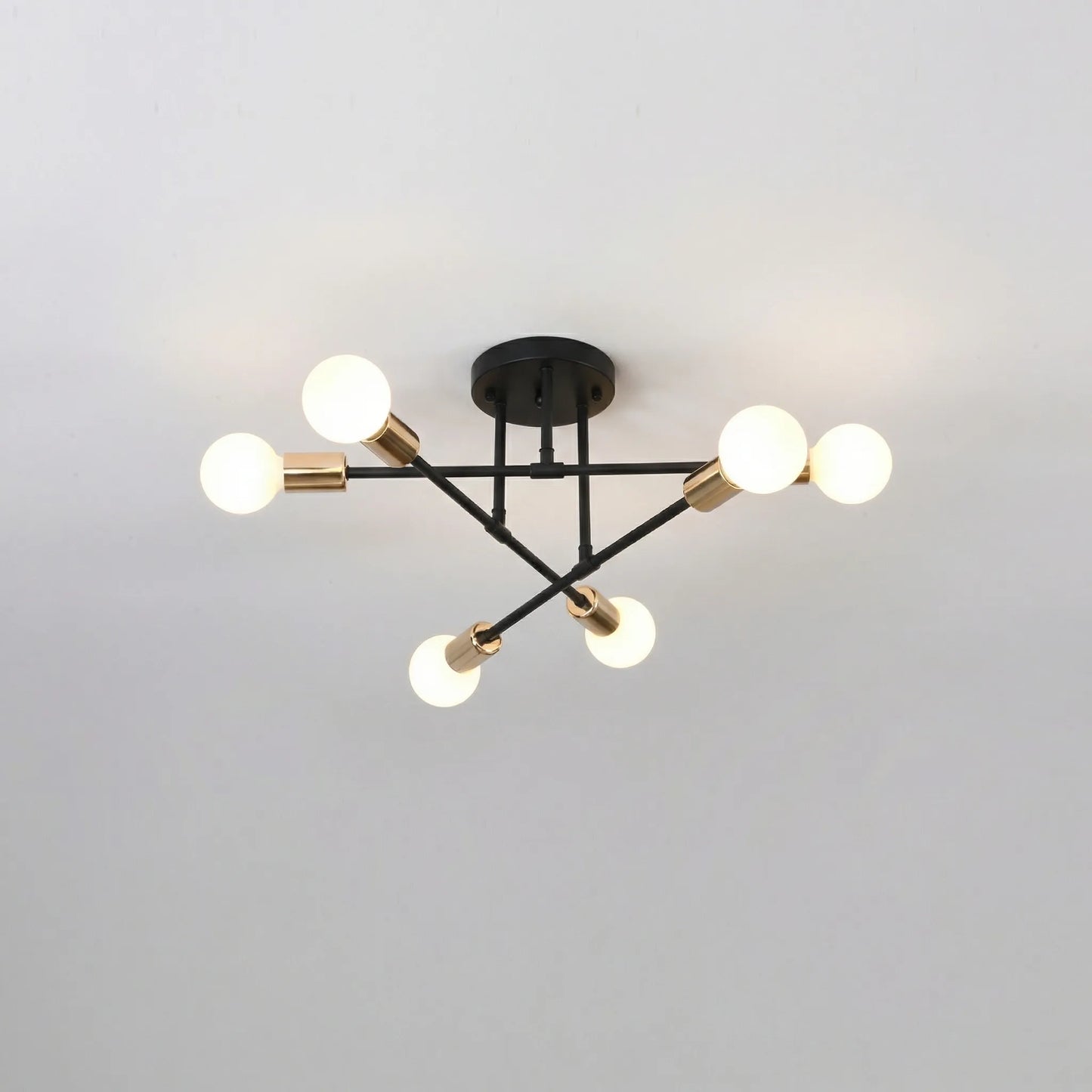 Ironvex - 6-Head Retro Industrial Ceiling Lamp
