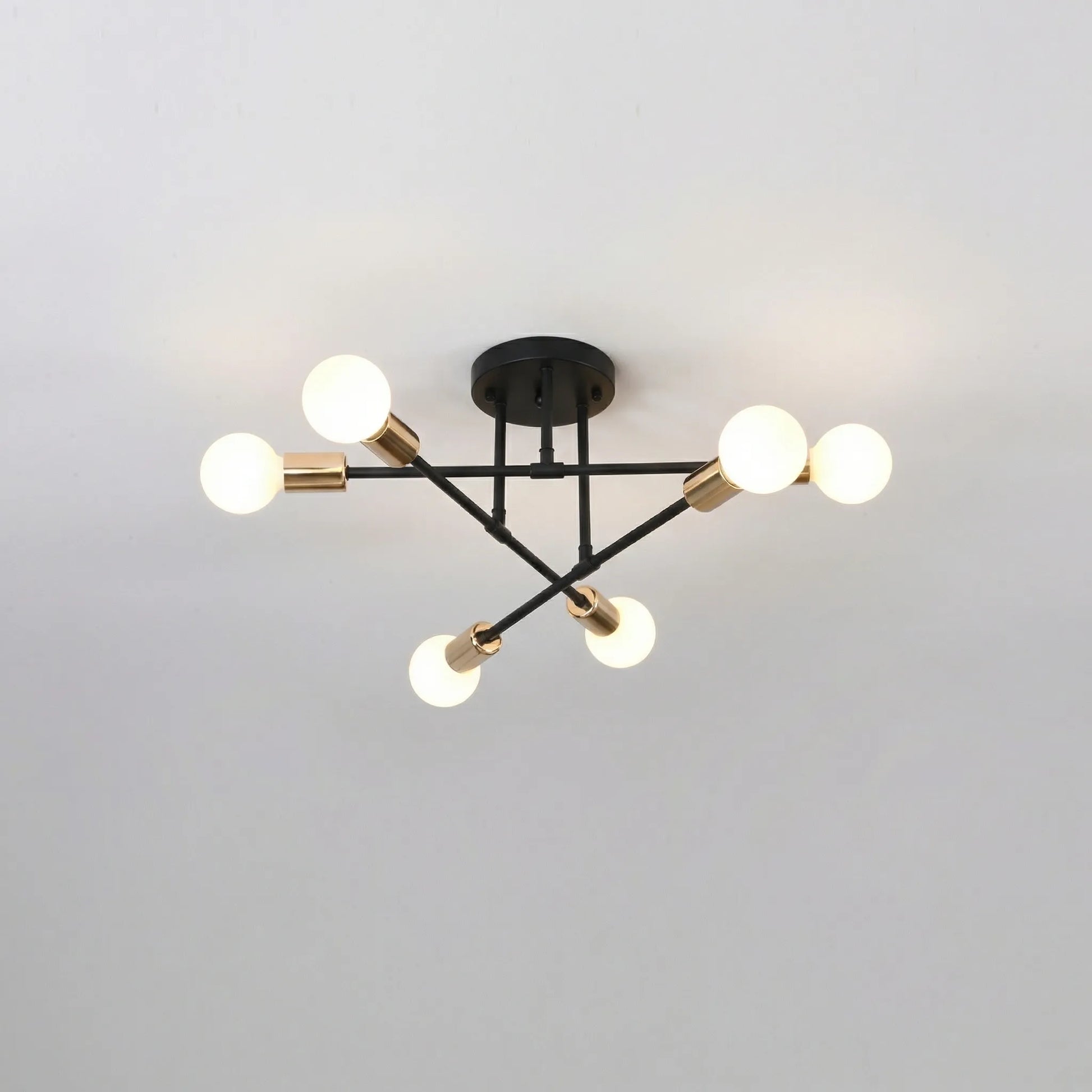 Ironvex - 6-Head Retro Industrial Ceiling Lamp