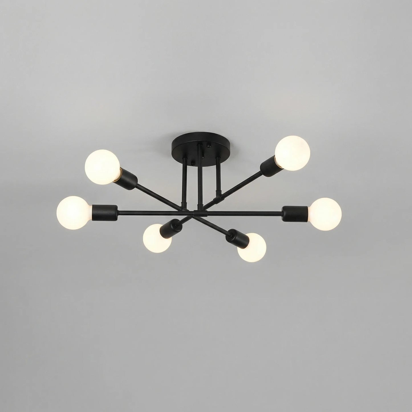 Ironvex - 6-Head Retro Industrial Ceiling Lamp