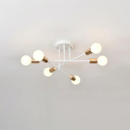 Ironvex - 6-Head Retro Industrial Ceiling Lamp