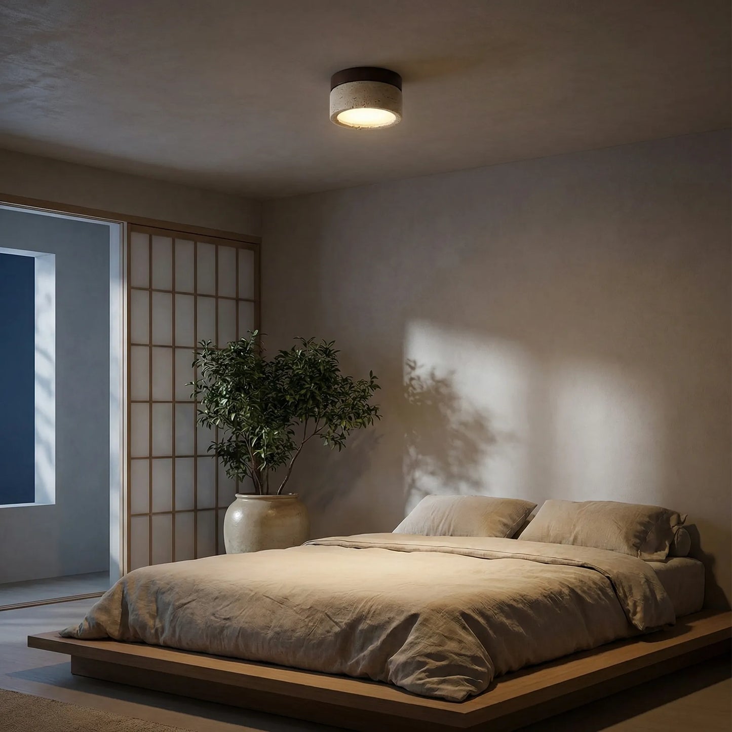 Ishirou - Japanese-Inspired LED Ceiling Downlight
