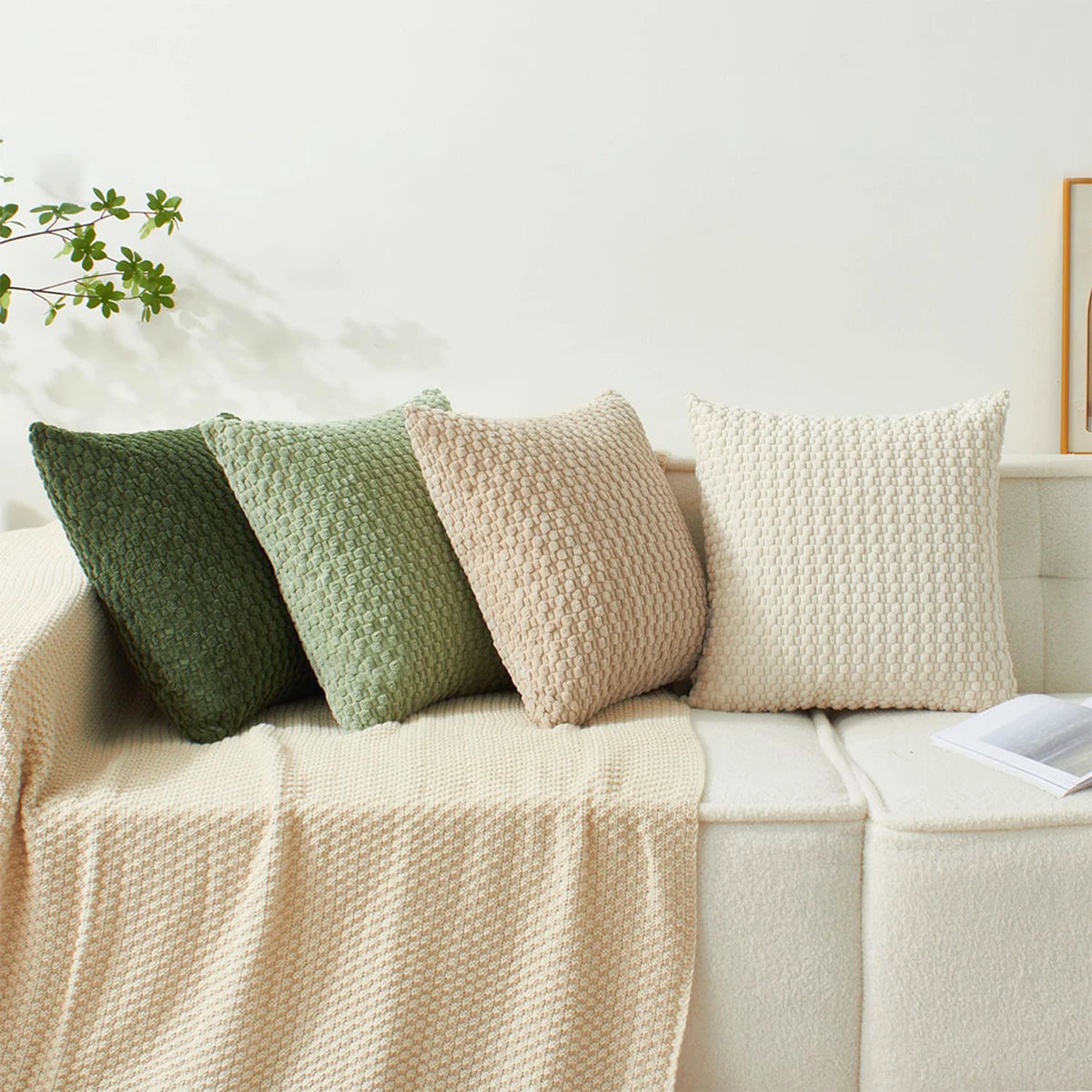 Knitex - Boho Style Textured Square Pillow Cover