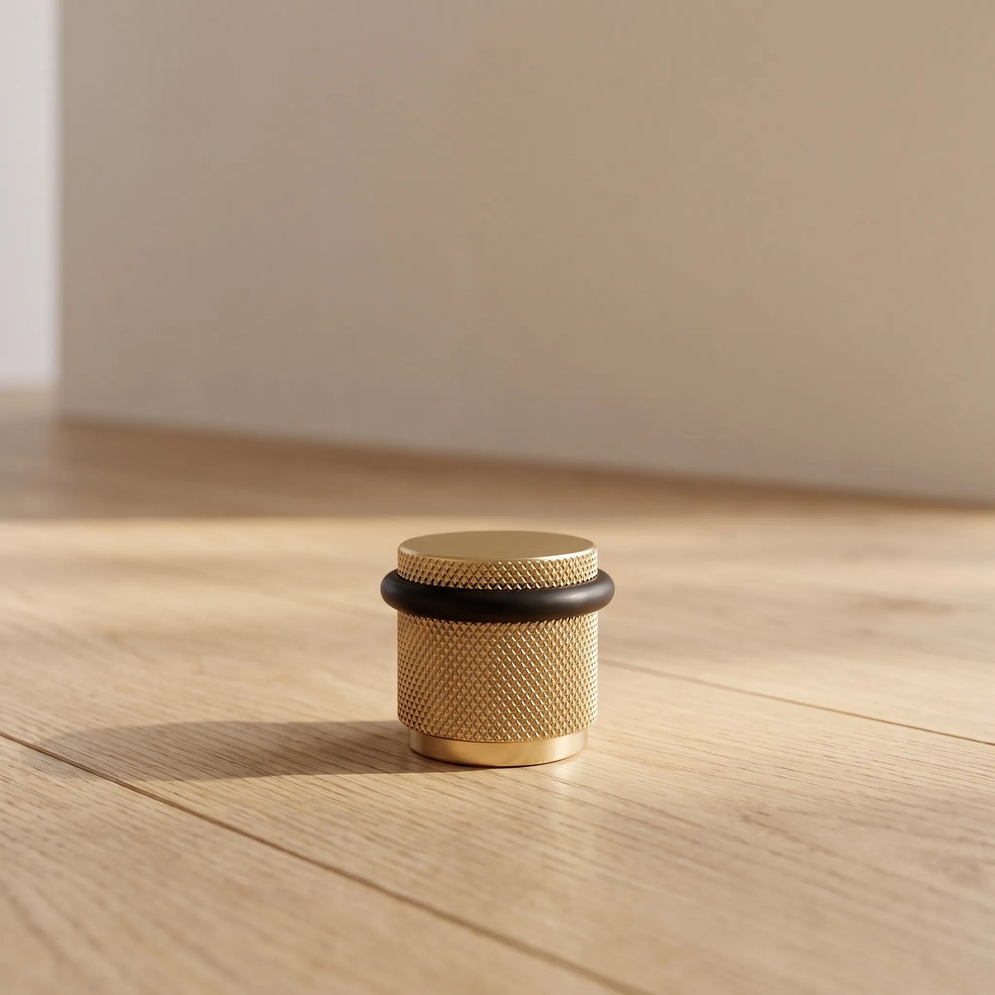 KnurlStop - Industrial Knurled Floor Mount Door Stop