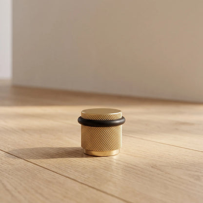 KnurlStop - Industrial Knurled Floor Mount Door Stop
