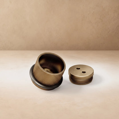 KnurlStop - Industrial Knurled Floor Mount Door Stop