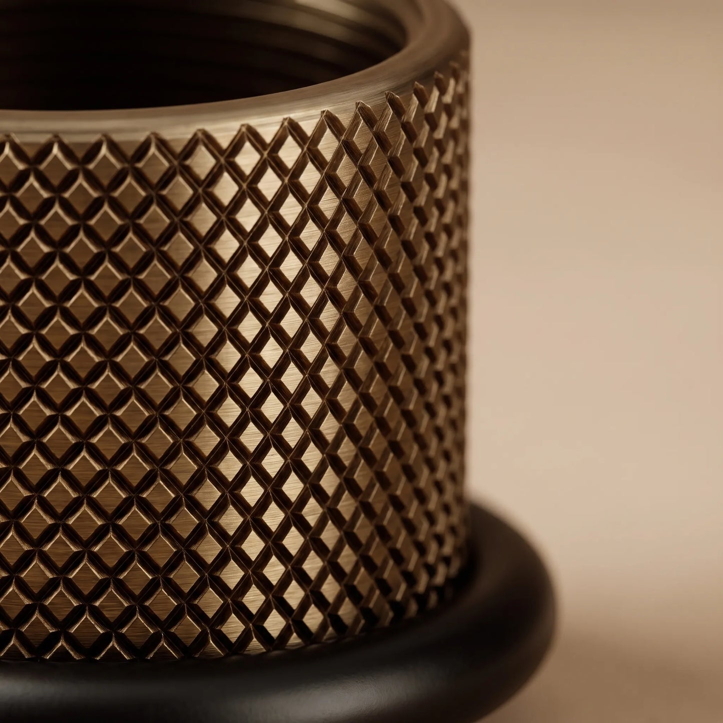 KnurlStop - Industrial Knurled Floor Mount Door Stop
