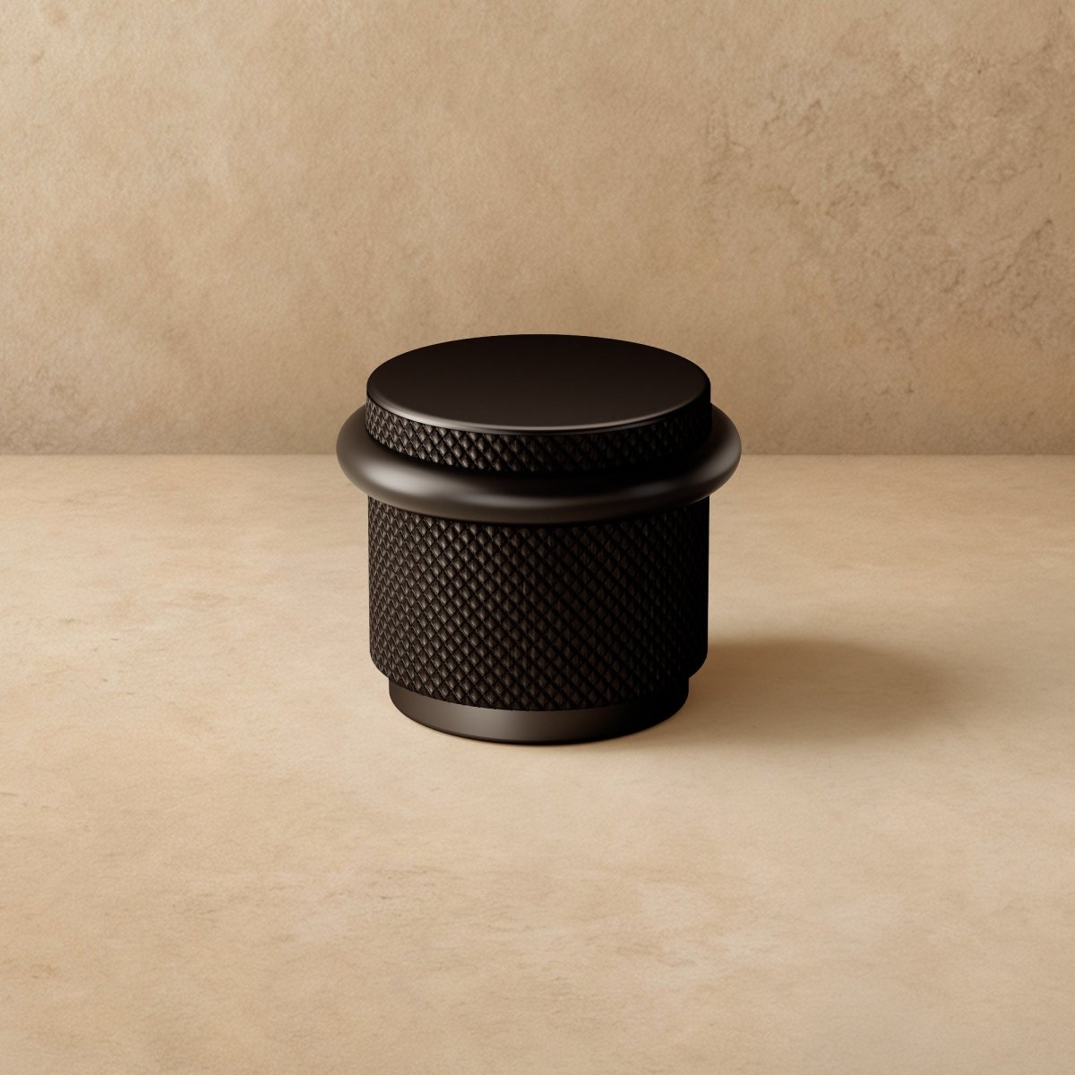 KnurlStop - Industrial Knurled Floor Mount Door Stop