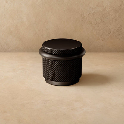 KnurlStop - Industrial Knurled Floor Mount Door Stop