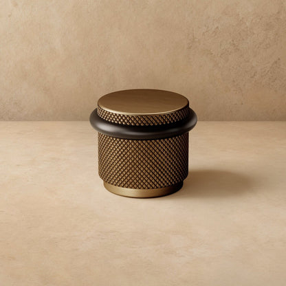 KnurlStop - Industrial Knurled Floor Mount Door Stop