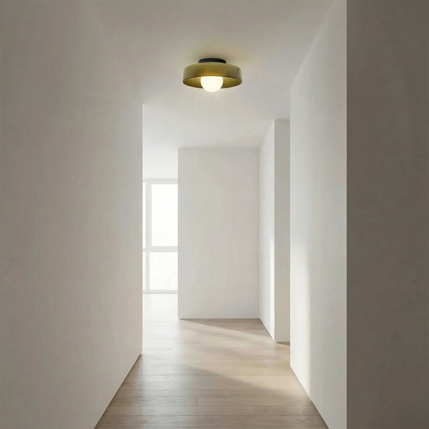 Lumaris - Vintage-Style Flush Ceiling Light