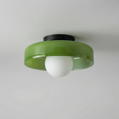 Lumaris - Vintage-Style Flush Ceiling Light