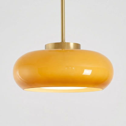 Lumaveil - Rounded Glass Pendant Ceiling Lamp