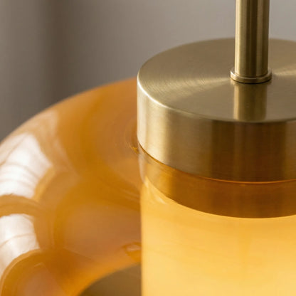 Lumaveil - Rounded Glass Pendant Ceiling Lamp