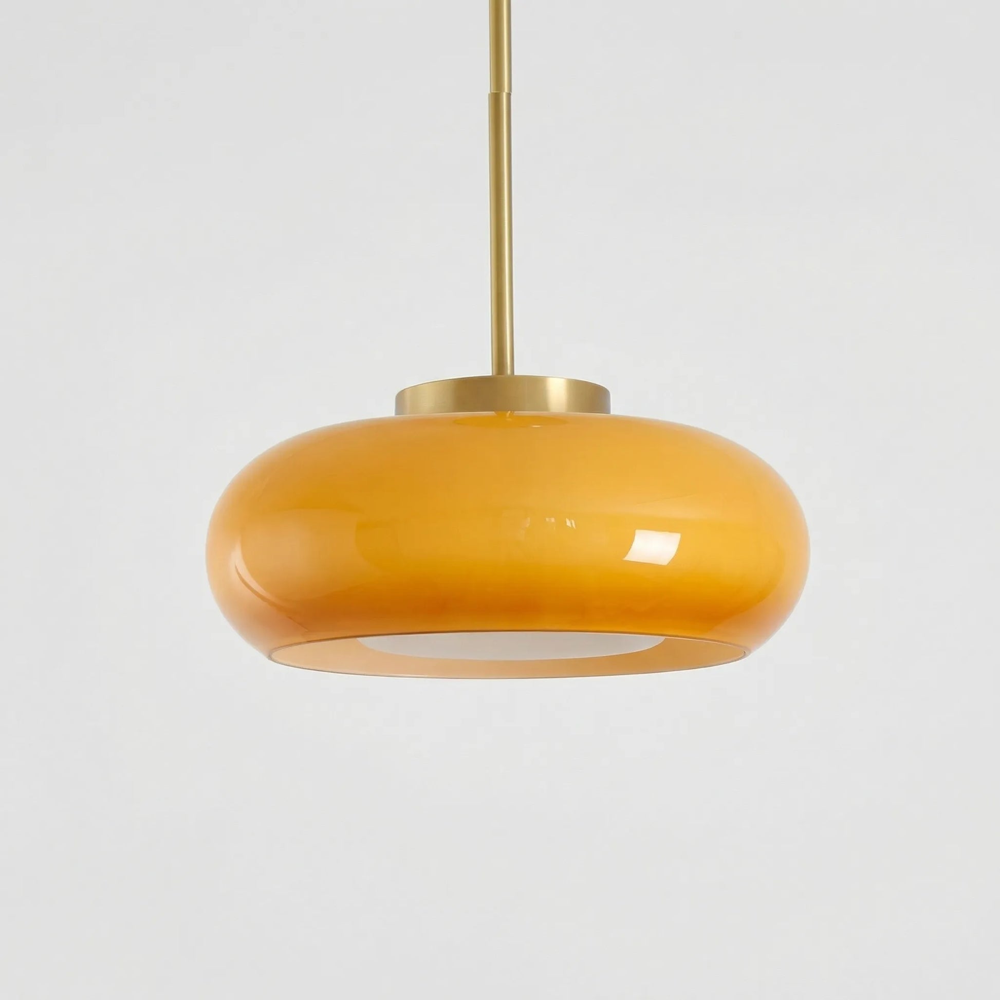 Lumaveil - Rounded Glass Pendant Ceiling Lamp