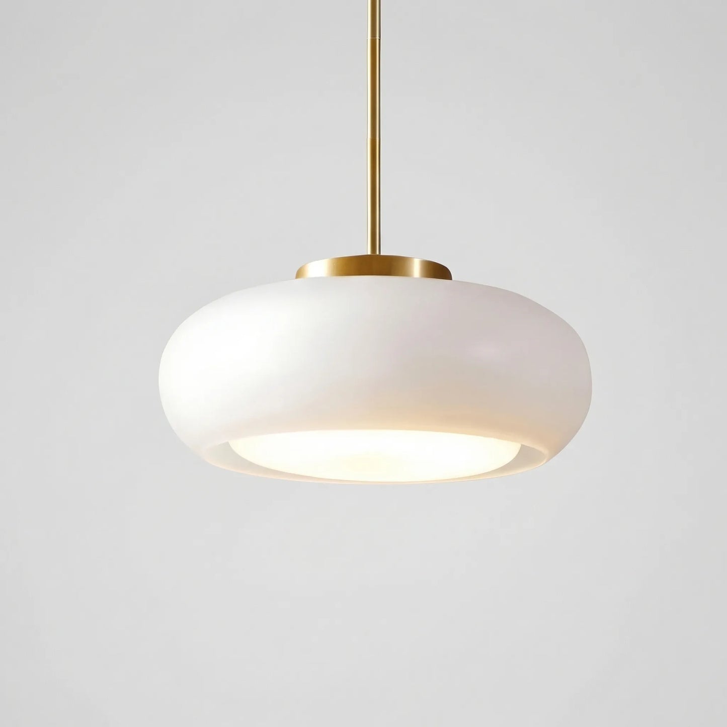 Lumaveil - Rounded Glass Pendant Ceiling Lamp