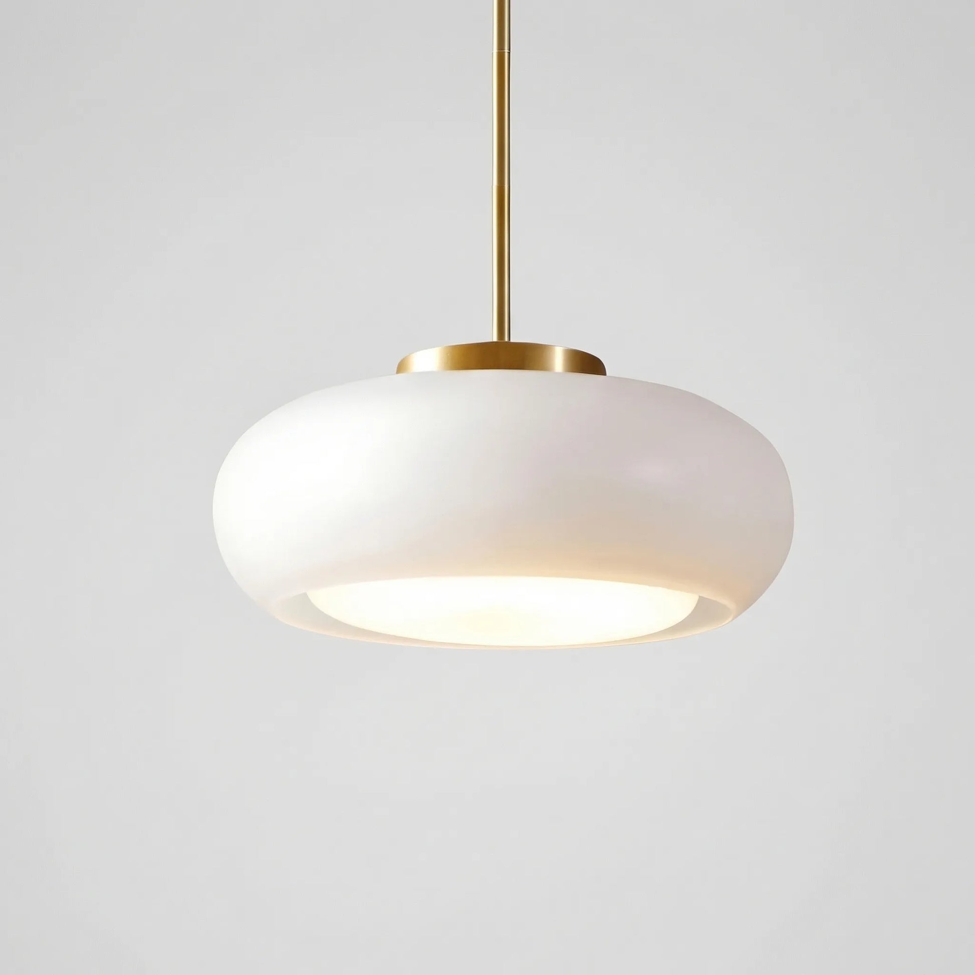 Lumaveil - Rounded Glass Pendant Ceiling Lamp