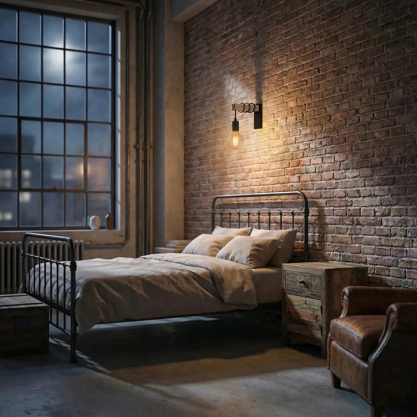 Lumbrox - Retro Industrial E27 Wall Sconce