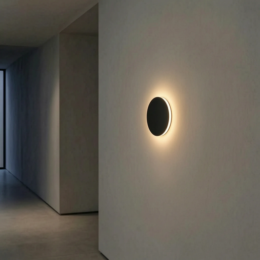 Lumecirq - Round LED Wall Light With Halo Glow
