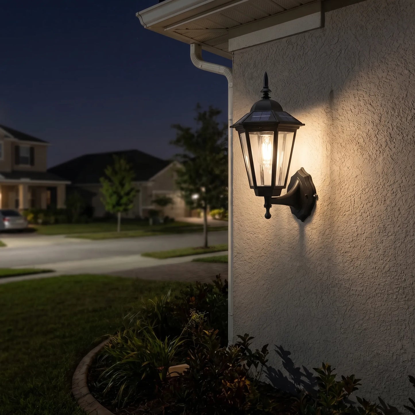 Lumenvex - Retro Solar Wall Lantern Light