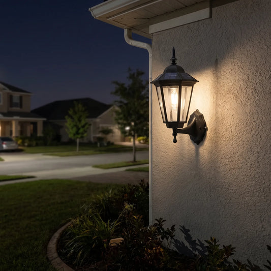 Lumenvex - Retro Solar Wall Lantern Light