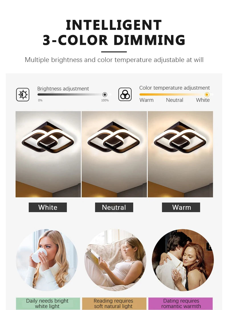 Lumetry - Modern Geometric Ceiling Light