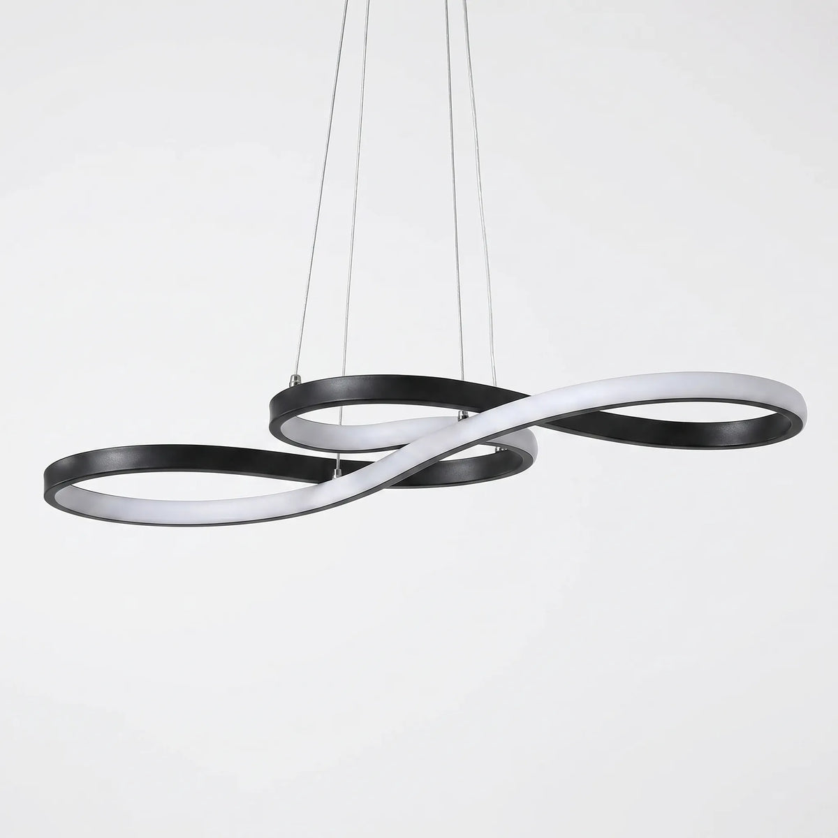 Looping Light LED Pendant Light - For Home Interiors - Adjustable Cords - Remote ...
