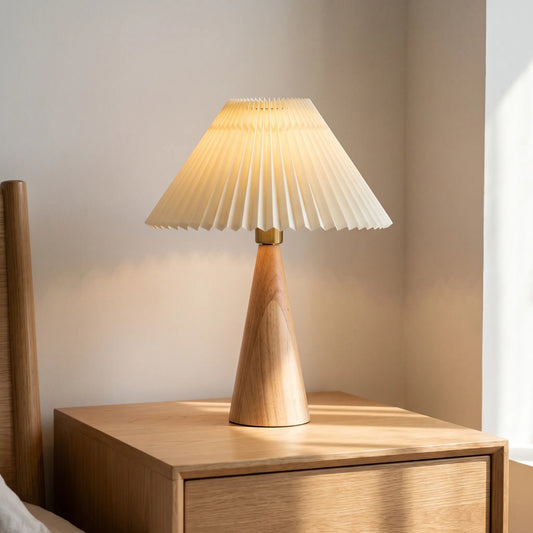 Luminis - Modern Minimalist Pleated Table Lamp