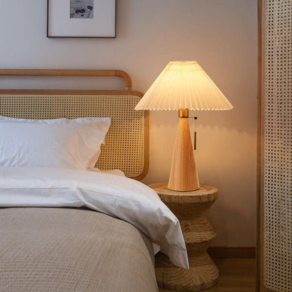Luminis - Modern Minimalist Pleated Table Lamp