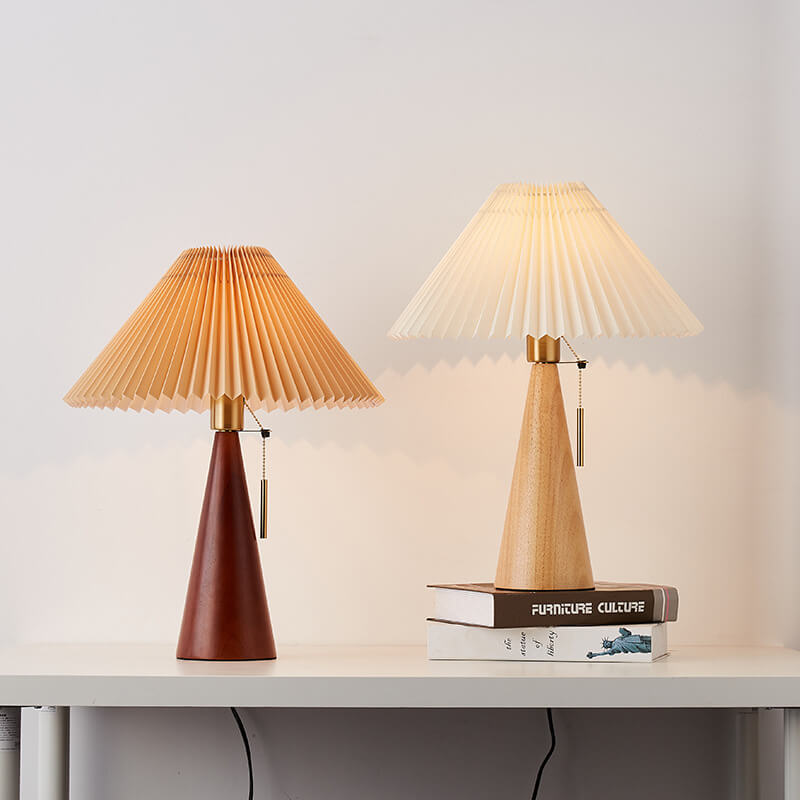Luminis - Modern Minimalist Pleated Table Lamp