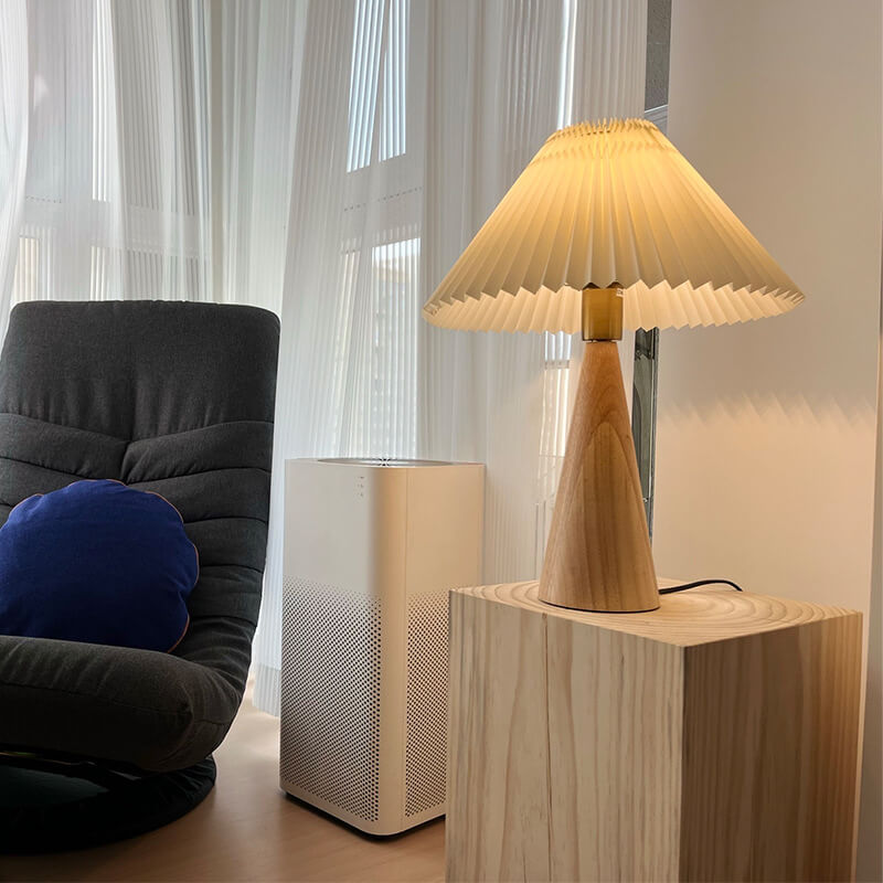 Luminis - Modern Minimalist Pleated Table Lamp