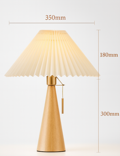 Luminis - Modern Minimalist Pleated Table Lamp