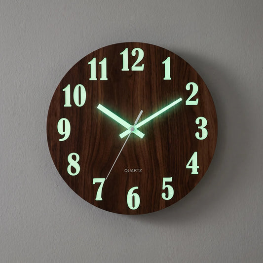 Lumiria - Minimalist Luminous Analog Wall Clock