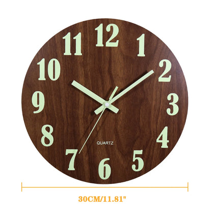 Lumiria - Minimalist Luminous Analog Wall Clock