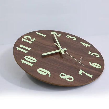 Lumiria - Minimalist Luminous Analog Wall Clock