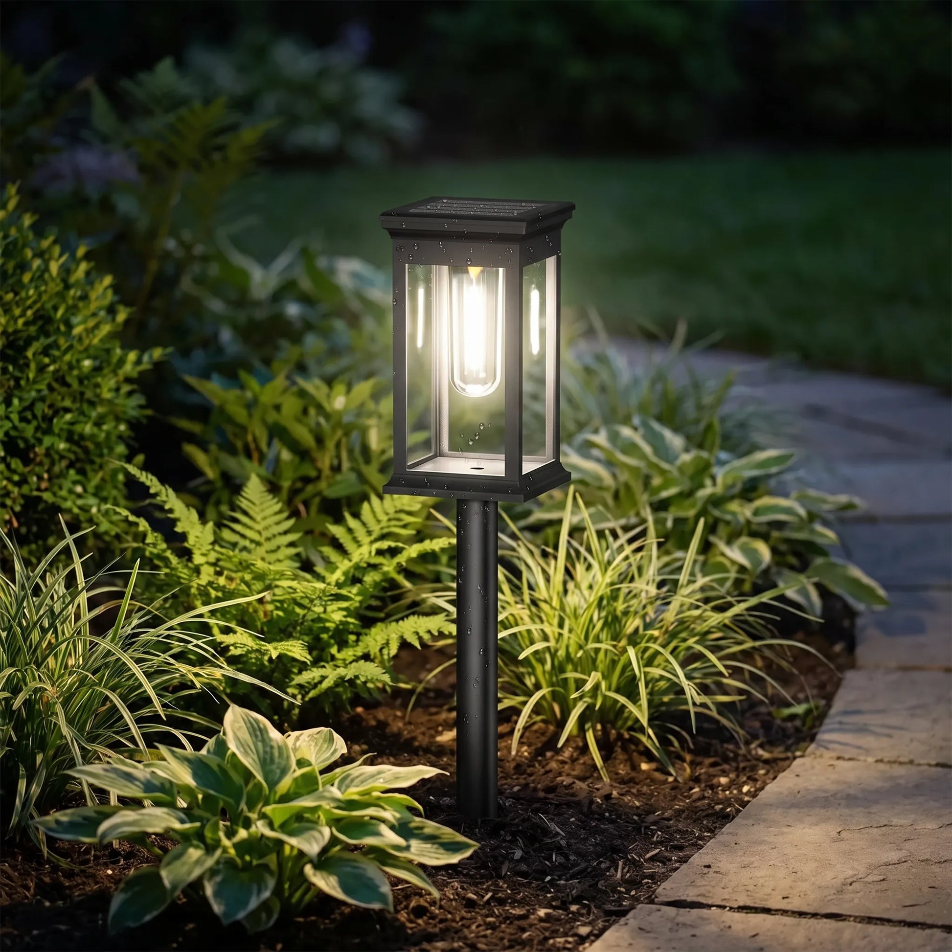 Lumitrail - Classic Lantern Style Solar Pathway Lights